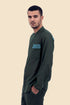 Embroidered shirt in cotton gauze with pocket